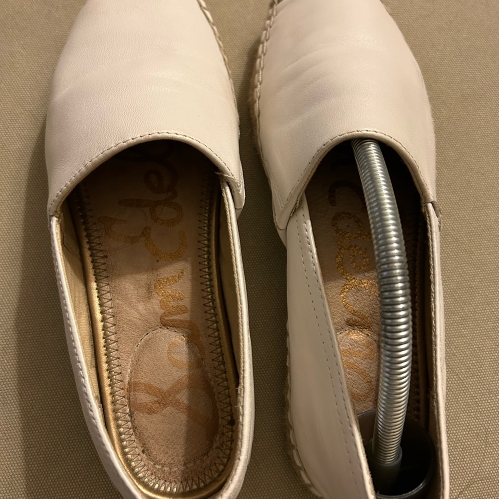 Women's Cream Espadrille Flats
